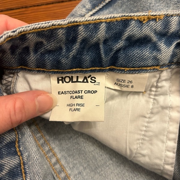 Rolla’s Eastcoast Crop Flare Jeans - Picture 8 of 8